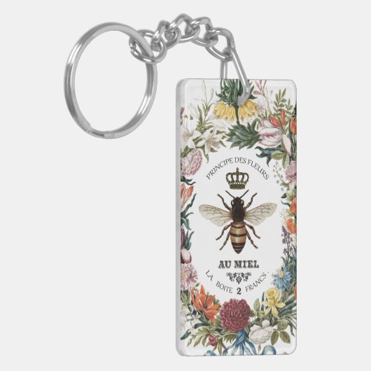 MODERNES VINTAGES KÖRPERBIEN SCHLÜSSELANHÄNGER (Vorderseite links)