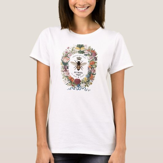 MODERNES VINTAGES KÖRPERBIEN T-Shirt (Vorderseite)