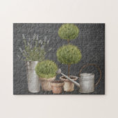 Modernes Vintages Kräutergartenpuzzle Puzzle (Horizontal)