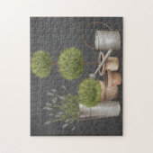 Modernes Vintages Kräutergartenpuzzle Puzzle (Vertikal)