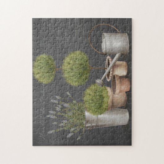 Modernes Vintages Kräutergartenpuzzle Puzzle (Vertikal)