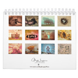 Modernes Vintages Kunstdesign 2024 Monatlich Kalender