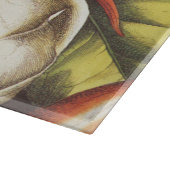 modernes Vintages Magnolie Schneidebrett (Ecke)