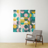 Modernes, Vintages, nahtloses geometrisches Muster Wandteppich (Beispiel)