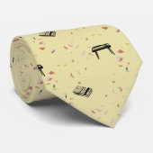 Modernes Vintages Orgelband Graffiti 3 NT Krawatte (Gerollt)