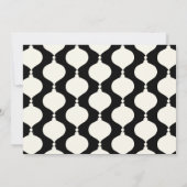 Modernes Vintages Retro Chritsmas Black Gold Annou Ankündigung (Rückseite)