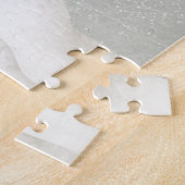 modernes Vintages Retro-Schneemann-Puzzle Puzzle (Seite)