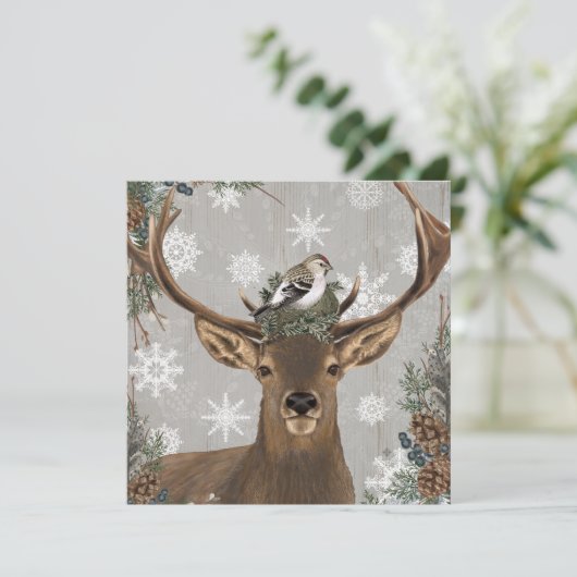 modernes, Vintages, rustikales Waldwild (Stehend Vorderseite)