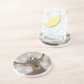 modernes, Vintages, rustikales Waldwild Untersetzer (Seite)