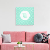 Modernes Vintages Seashell Leinwanddruck (Insitu (Wohnzimmer))