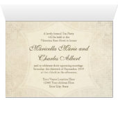 Modernes Vintages Spitze-Tee-Party, Rosen des (Innenansicht Horizontal (Unten))