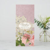 Modernes, Vintages Spitzentea Hydrangea in Rose (Stehend Vorderseite)