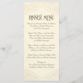 Modernes, Vintages Spitzentea Hydrangea in Rose Menükarte (Rückseite)