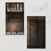 Modernes Vintages Visitenkarte (Vorne/Hinten)