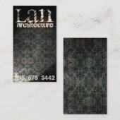 Modernes Vintages Visitenkarte (Vorne/Hinten)