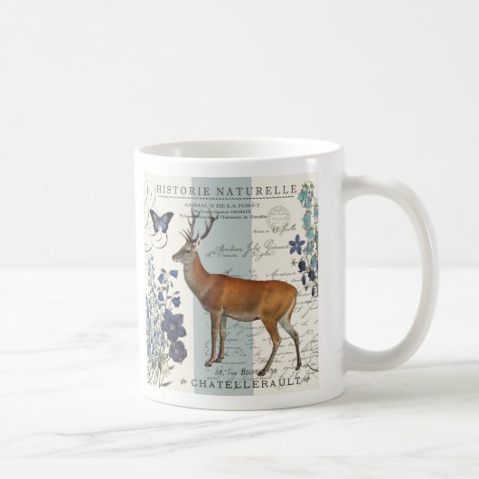 modernes Vintages Waldwild Kaffeetasse (Rechts)