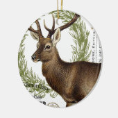 modernes Vintages Waldwild Keramikornament (Links)