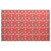 Modernes Vintages Weihnachtsmuster Stoff (Fat Quarter (45,7 x 55,9 cm))