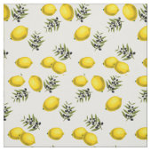 Modernes Vintages Zitronenmuster Stoff (Muster)