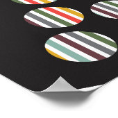 Modernes Vinyl Junkie Record Crat Poster (Ecke)