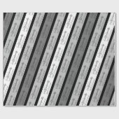 Modernes Violine Cooles Muster Streifen Retro Chic Geschenkpapier (Flach)