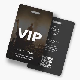 Modernes VIP All Access Event Concept Match Party  Ausweis