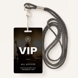 Modernes VIP All Access Event Concept Match Party Ausweis