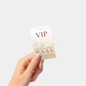 Modernes VIP All Access Pass Outdoor Event Ausweis (Handheld)