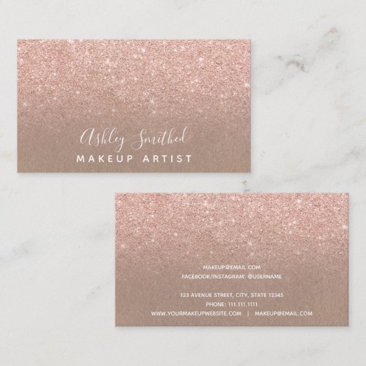 Modernes Visitenkarte (Vorne/Hinten)