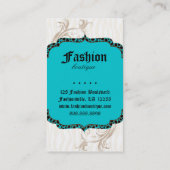 Modernes Visitenkarte (Rückseite)