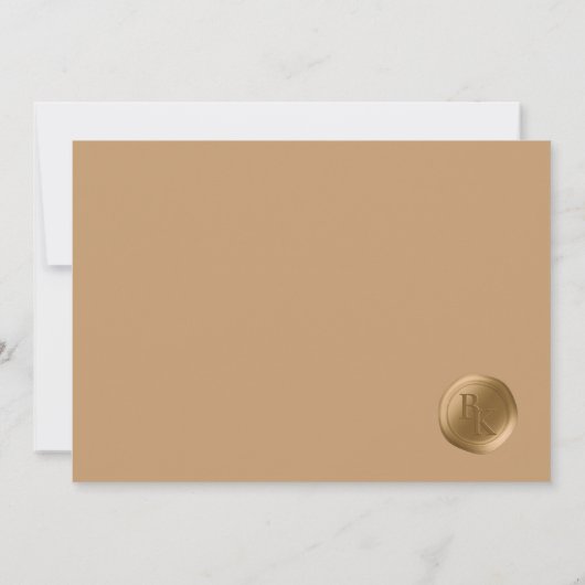 Modernes vollblütiges Foto- und Signaturskript in Save The Date (Rückseite)