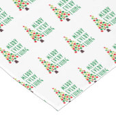 Modernes, vollkommenes Urlaubsmuster Kurzer Tischläufer (Ecke)