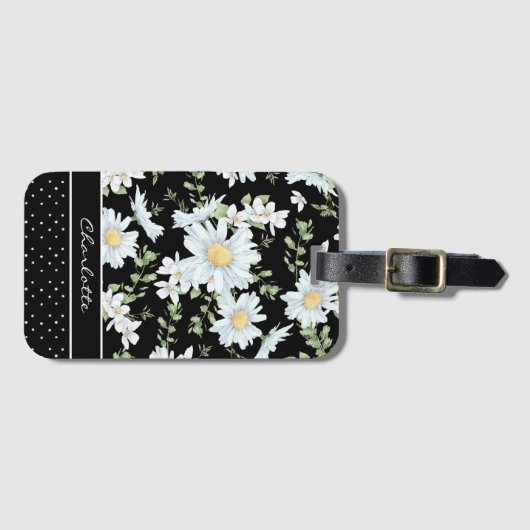 Modernes, von Girly Chic inspiriertes, florales Do Gepäckanhänger (Vorderseite (Horizontal))