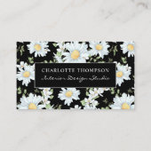 Modernes, von Girly Chic inspiriertes, florales Do Visitenkarte (Vorderseite)