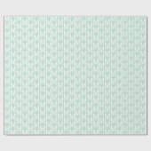 Modernes, von Meeresfrüchten geprägtes Monogramm Geschenkpapier (Flach)