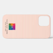 Modernes Vorlagenlogo für Apricot-Streifen Case-Mate iPhone Hülle (Rückseite (Horizontal))