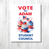 Modernes Votum für den Flyer eines Klassenvorsitze