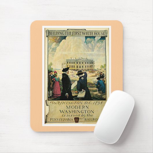 Modernes Washington Mousepad (Mit Mouse)