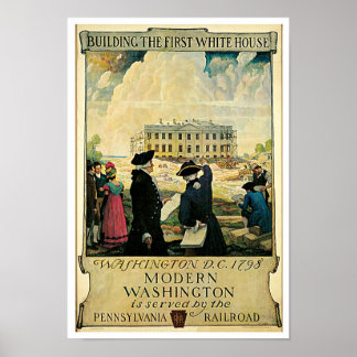 Modernes Washington Poster