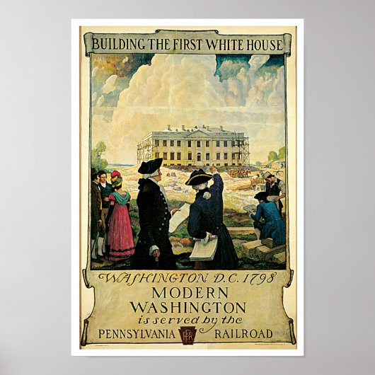 Modernes Washington Poster (Vorne)