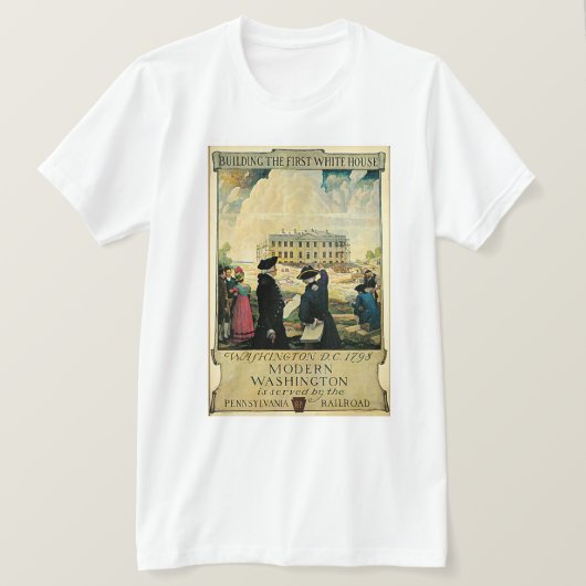Modernes Washington T-Shirt (Design vorne)