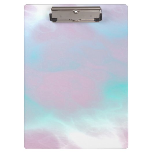 Modernes Wassermann-Zeichen auf Perlmuttart Klemmbrett (Vorderseite)