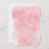 Modernes Watercolor-16. Einladung (Rückseite)