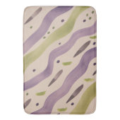 Modernes Watercolor-Design Badematte (Vorderseite Vertikal)