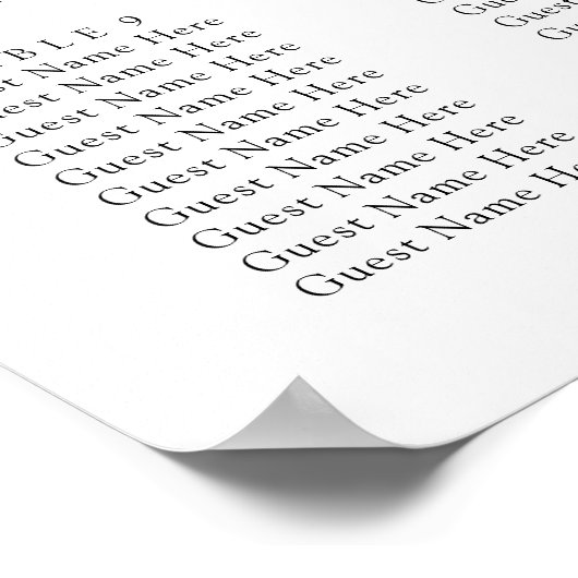 Modernes Watercolor Summer Beach Seekarten Poster (Ecke)