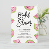 Modernes Watermelon Brautparty Einladung (Stehend Vorderseite)