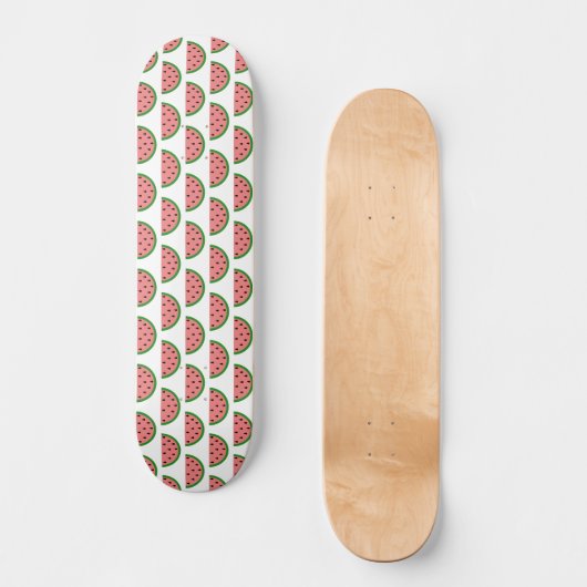 Modernes Watermelon Slice Pattern Skateboard (Vorderseite)