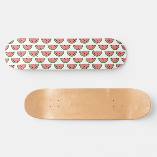 Modernes Watermelon Slice Pattern Skateboard (Horizontal)