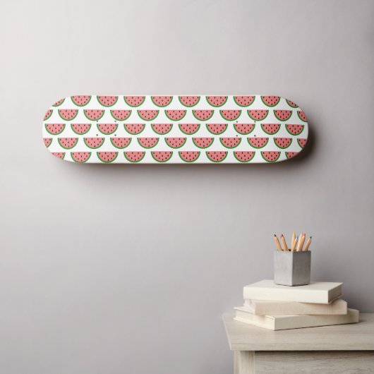 Modernes Watermelon Slice Pattern Skateboard (Wandkunst (Horz))