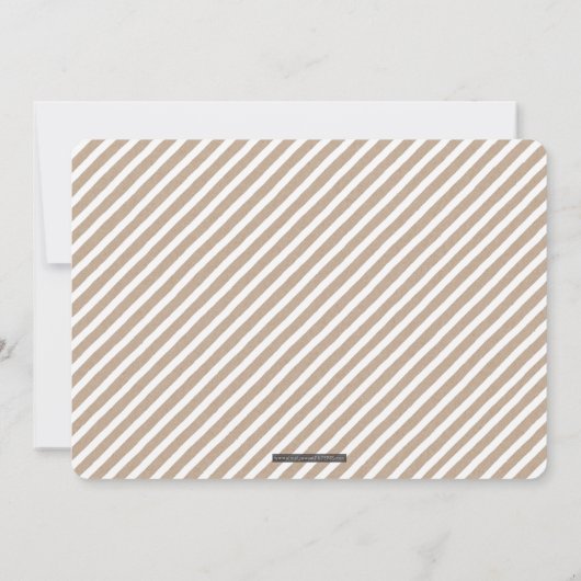 MODERNES WEDEN, einfache, fette Kraftstoffe, weiß Einladung (Rückseite)